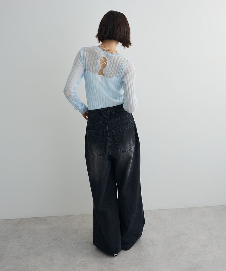 AnriettMusee「シアーリブニット」|ニット・セーター|