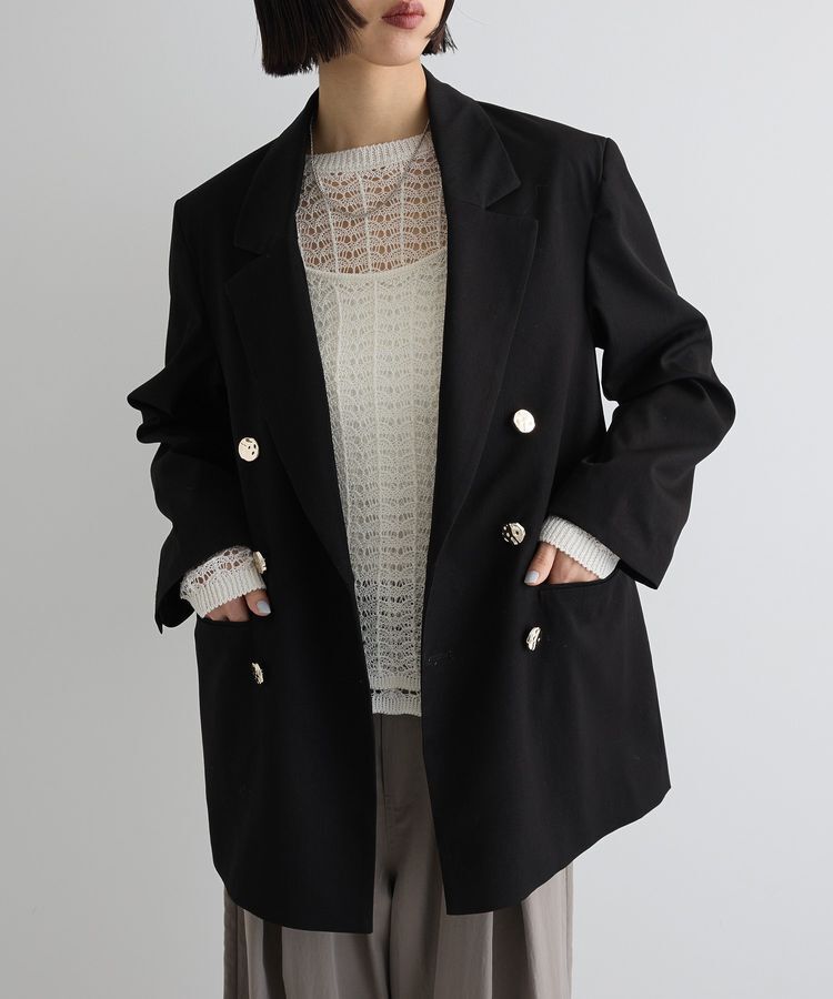 AnriettMusee「SET2点 クロシェ風ニットプルオーバー」|ニット・セーター|