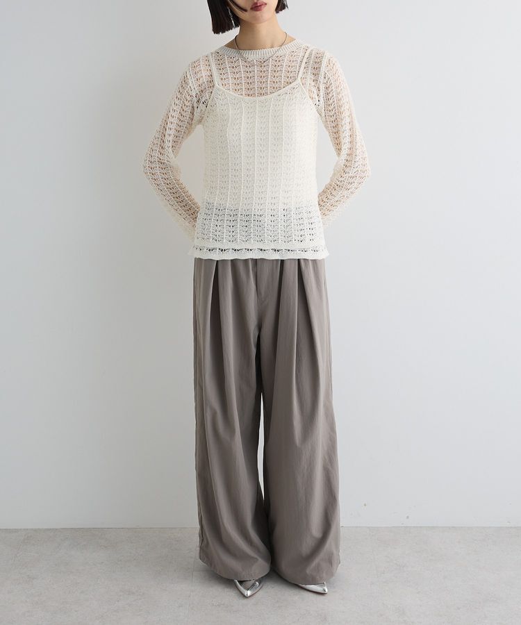 AnriettMusee「SET2点 クロシェ風ニットプルオーバー」|ニット・セーター|