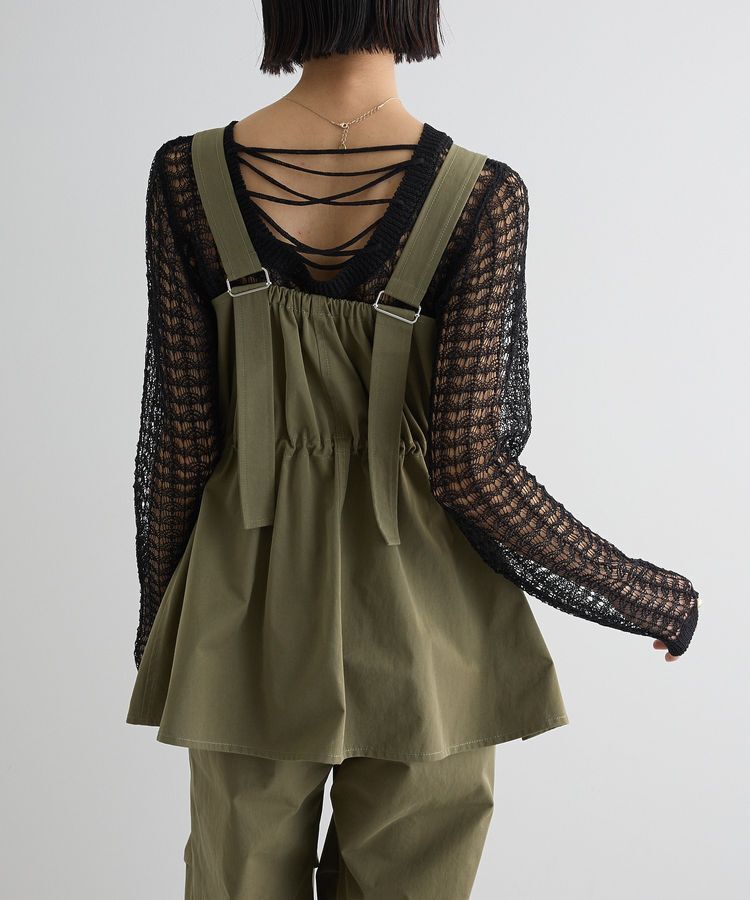 AnriettMusee「SET2点 クロシェ風ニットプルオーバー」|ニット・セーター|