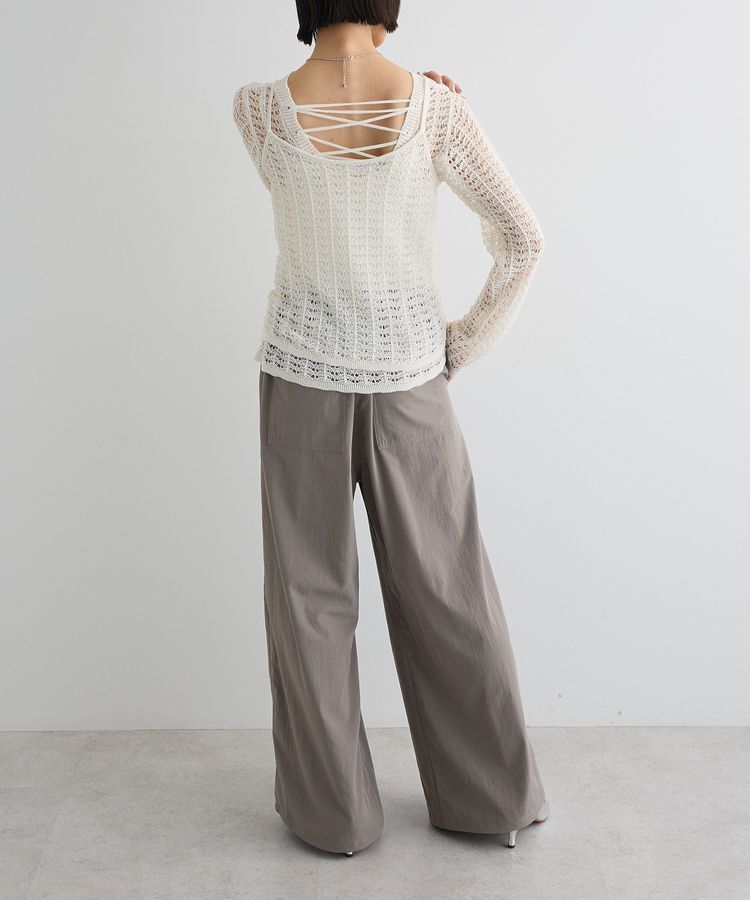 AnriettMusee「SET2点 クロシェ風ニットプルオーバー」|ニット・セーター|