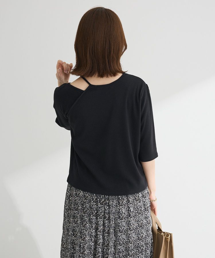 Green Parks「5分袖テレコリブプルオーバー」|Tシャツ・カットソー|