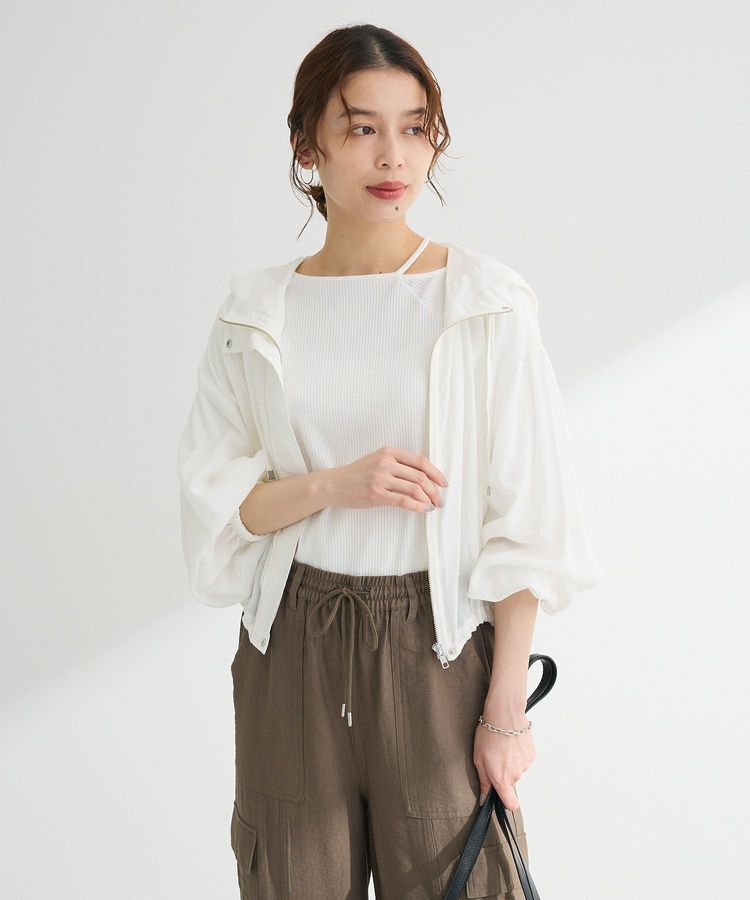 Green Parks「5分袖テレコリブプルオーバー」|Tシャツ・カットソー|