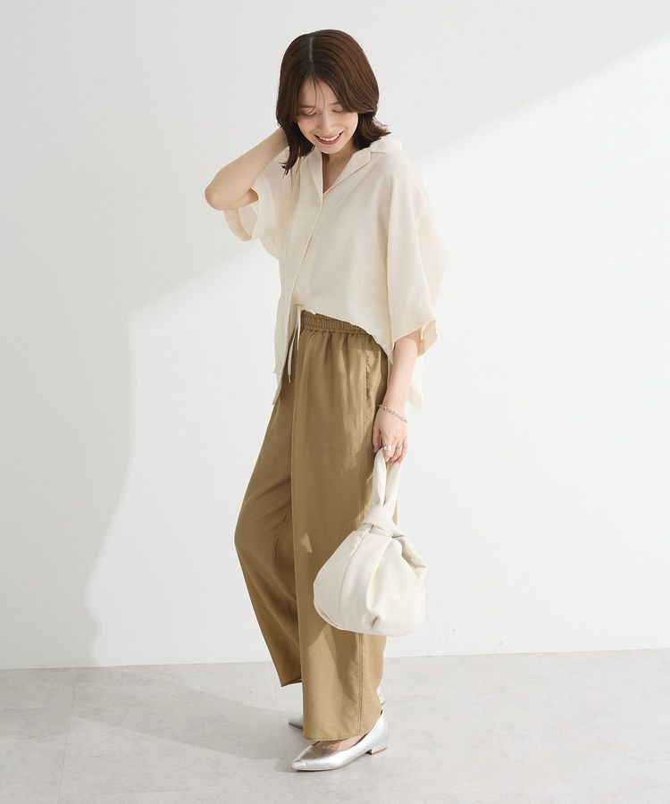 Green Parks「開襟シアージャケット風シャツ」|シャツ・ブラウス|
