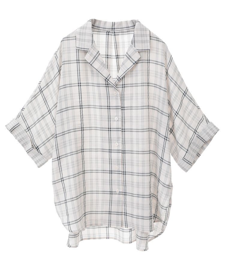 Green Parks「開襟シアージャケット風シャツ」|シャツ・ブラウス|