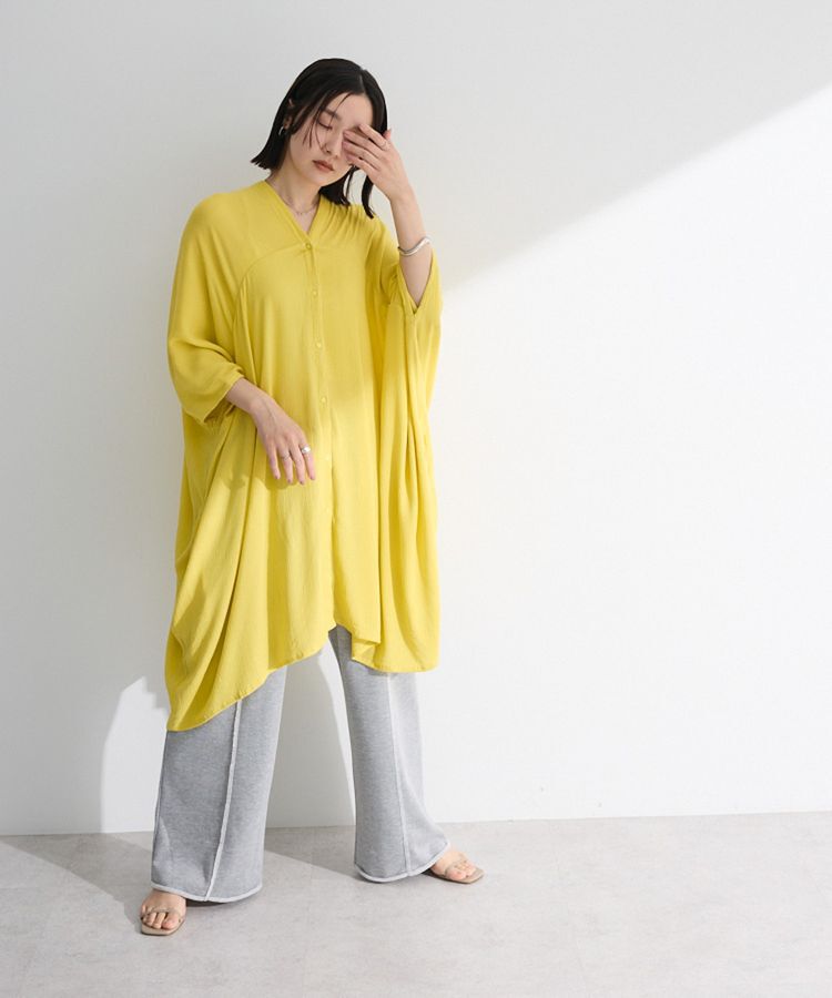 Green Parks「レーヨンクレープチュニック」|チュニック|