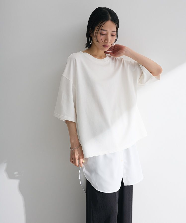 Green Parks「・SUGAR SPOON ミニウラケワイドTEE」|スウェット・ジャージ|Off White