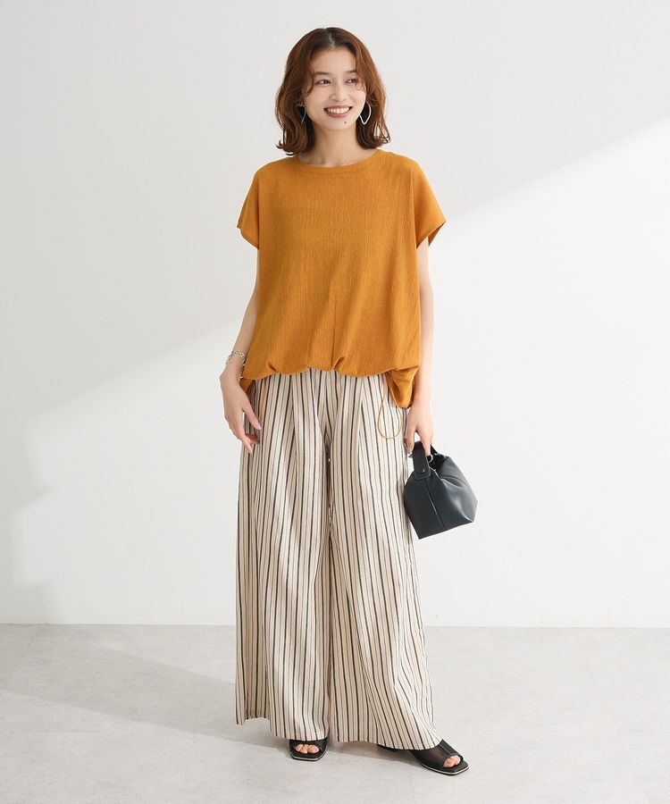 Green Parks「表面カット裾ドロストプルオーバー」|Tシャツ・カットソー|