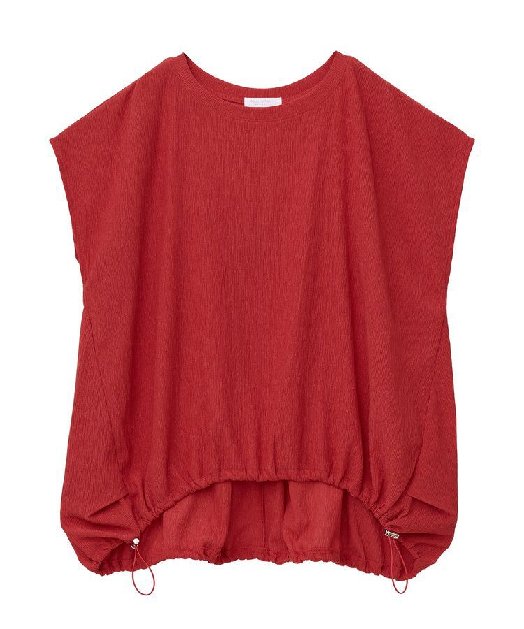 Green Parks「表面カット裾ドロストプルオーバー」|Tシャツ・カットソー|