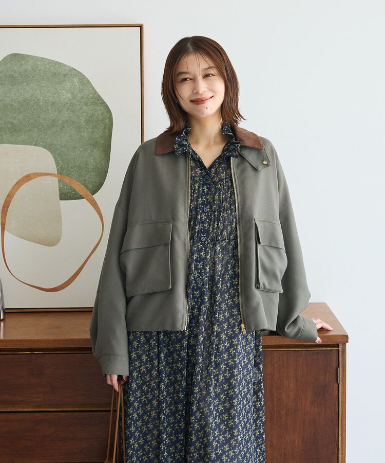 Green Parks「2WAYジップアップジャケット」|ブルゾン・スタジャン|