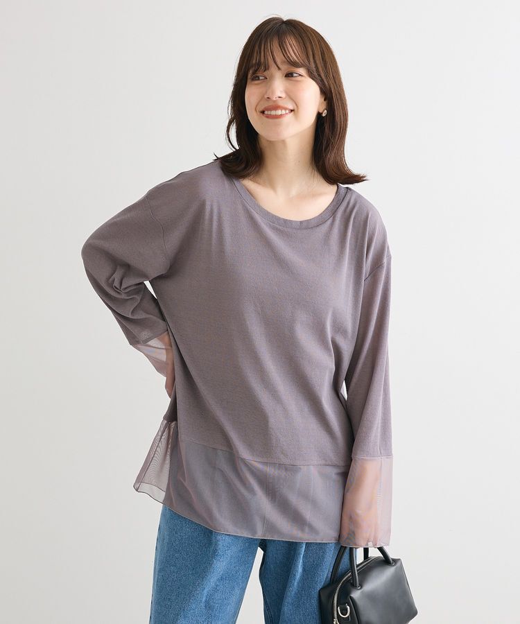 Green Parks「シアーチュールドッキングプルオーバー」|Tシャツ・カットソー|