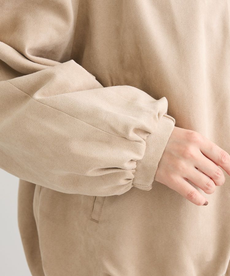 Green Parks「スウェードライクギャザーブルゾン」|ブルゾン・スタジャン|