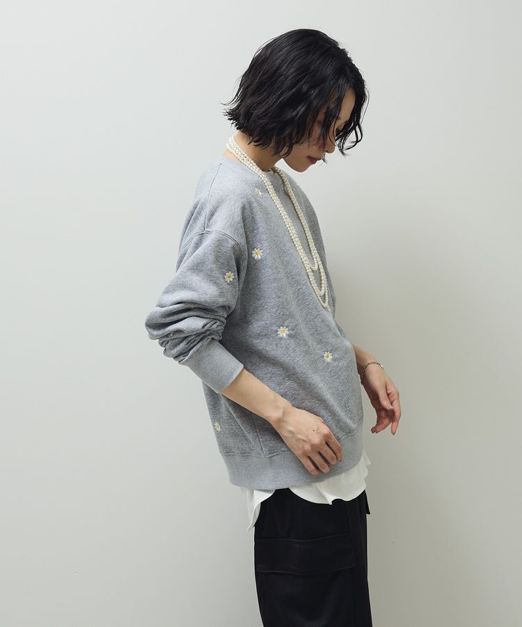 Green Parks「【WEB限定】裾ラウンドホワイトインナー」|Tシャツ・カットソー|