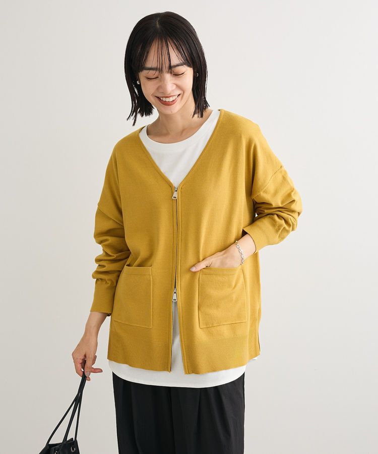 Green Parks「【WEB限定】裾ラウンドホワイトインナー」|Tシャツ・カットソー|