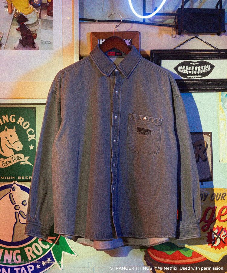 Green Parks「■STRANGER THINGS&times;MINNETONKA デニムシャツ」|シャツ・ブラウス|