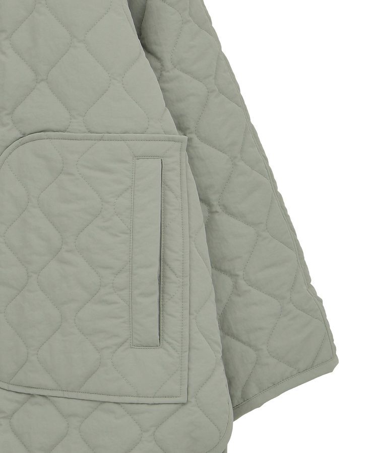 Green Parks「2WAYニットフードキルティングブルゾン」|ブルゾン・スタジャン|