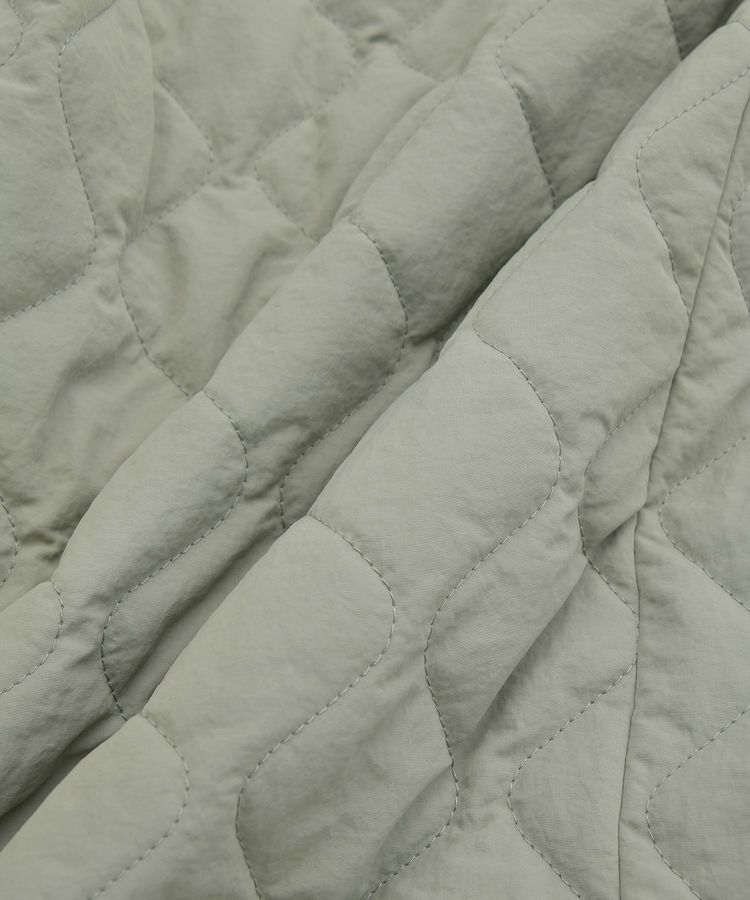 Green Parks「2WAYニットフードキルティングブルゾン」|ブルゾン・スタジャン|