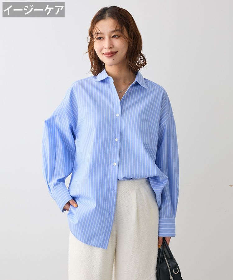 Green Parks「イージーケアアソートシャツチュニック」|チュニック|Sax