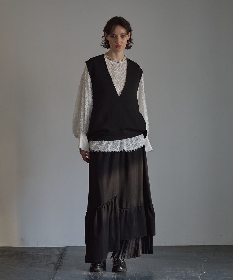 GARAGE OF GOOD CLOTHING「Vネックコクーンベスト」|ベスト・ジレ|