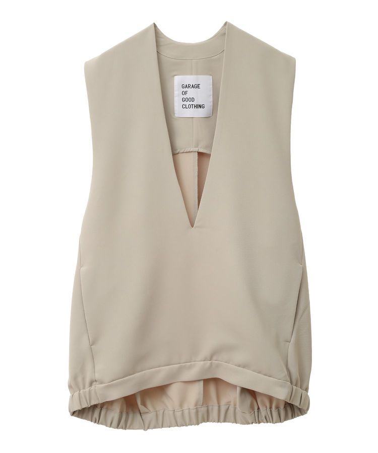 GARAGE OF GOOD CLOTHING「Vネックコクーンベスト」|ベスト・ジレ|