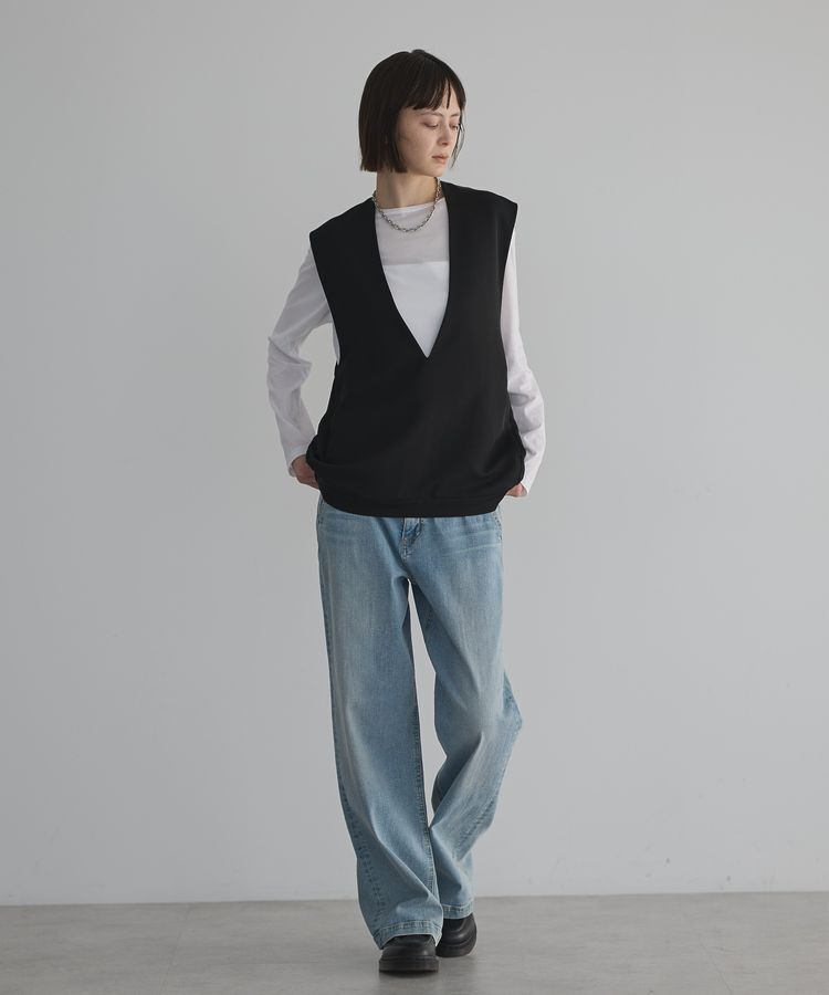 GARAGE OF GOOD CLOTHING「Vネックコクーンベスト」|ベスト・ジレ|