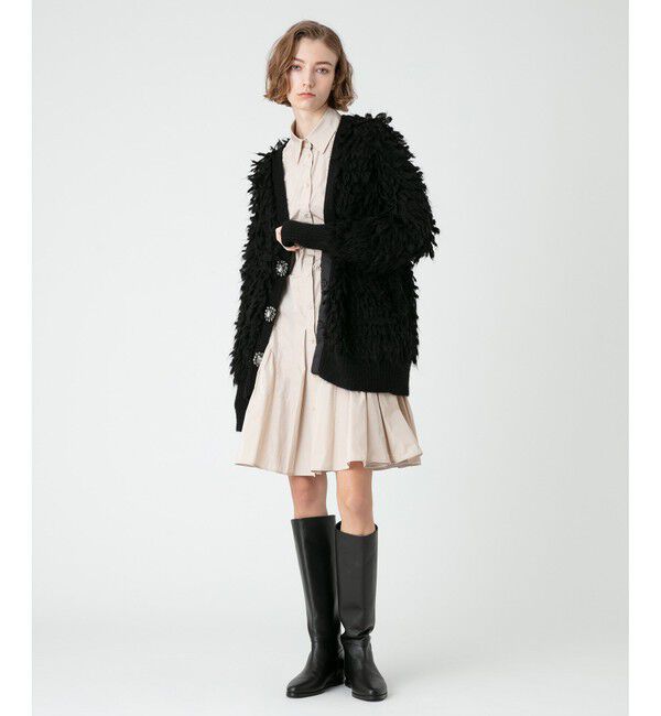 LOULOU WILLOUGHBY「【LOULOU WILLOUGHBY】タフタギャザーミニワンピース」|ワンピース|