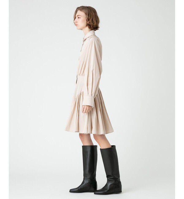 LOULOU WILLOUGHBY「【LOULOU WILLOUGHBY】タフタギャザーミニワンピース」|ワンピース|