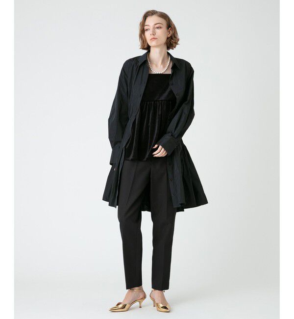 LOULOU WILLOUGHBY「【LOULOU WILLOUGHBY】タフタギャザーミニワンピース」|ワンピース|