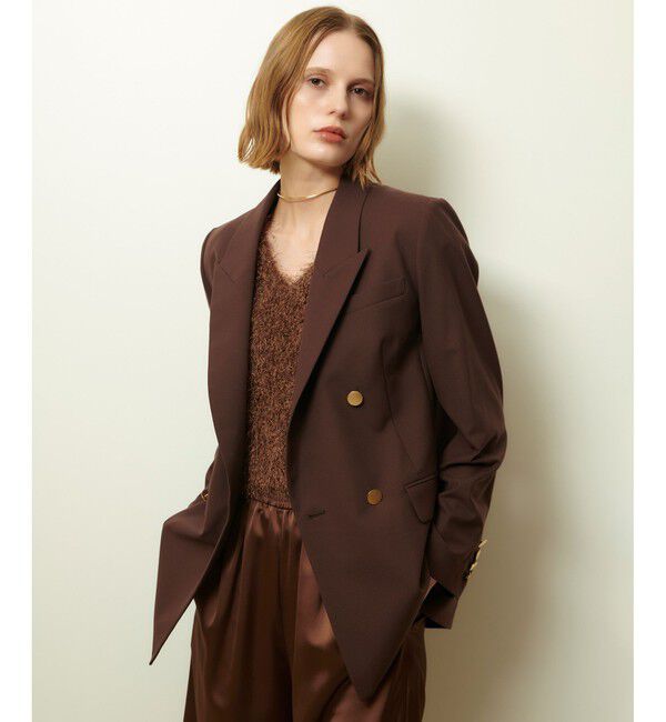 allureville「TRストレッチダブルジャケット」|テーラードジャケット|