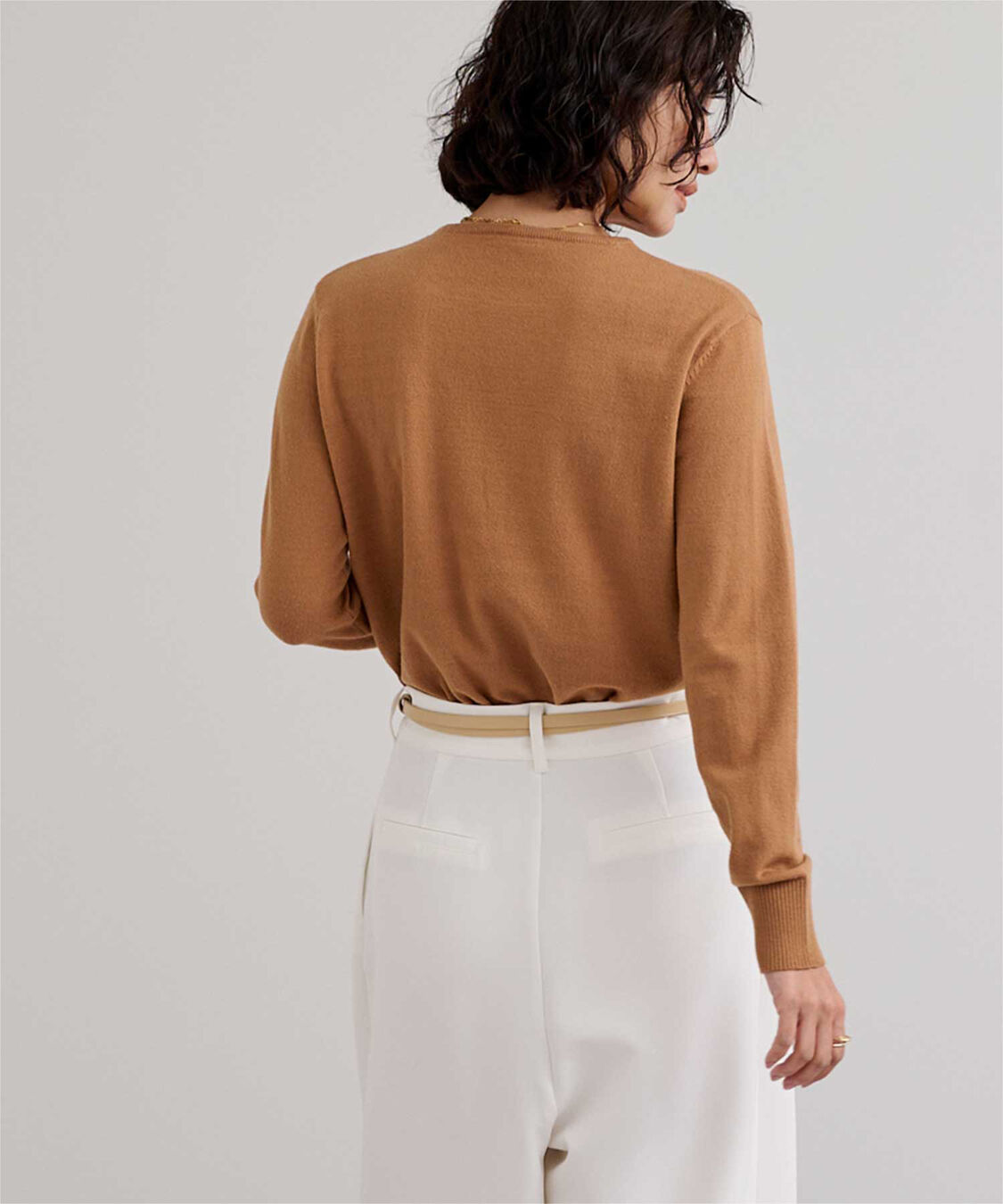 ur's「カシミヤタッチクルーネックニットトップス」|ニット・セーター|