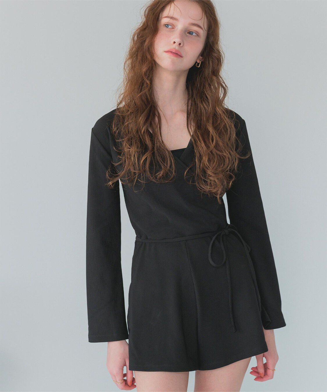 SEA DRESS「カシュクールオールインワン」|コンビネゾン|