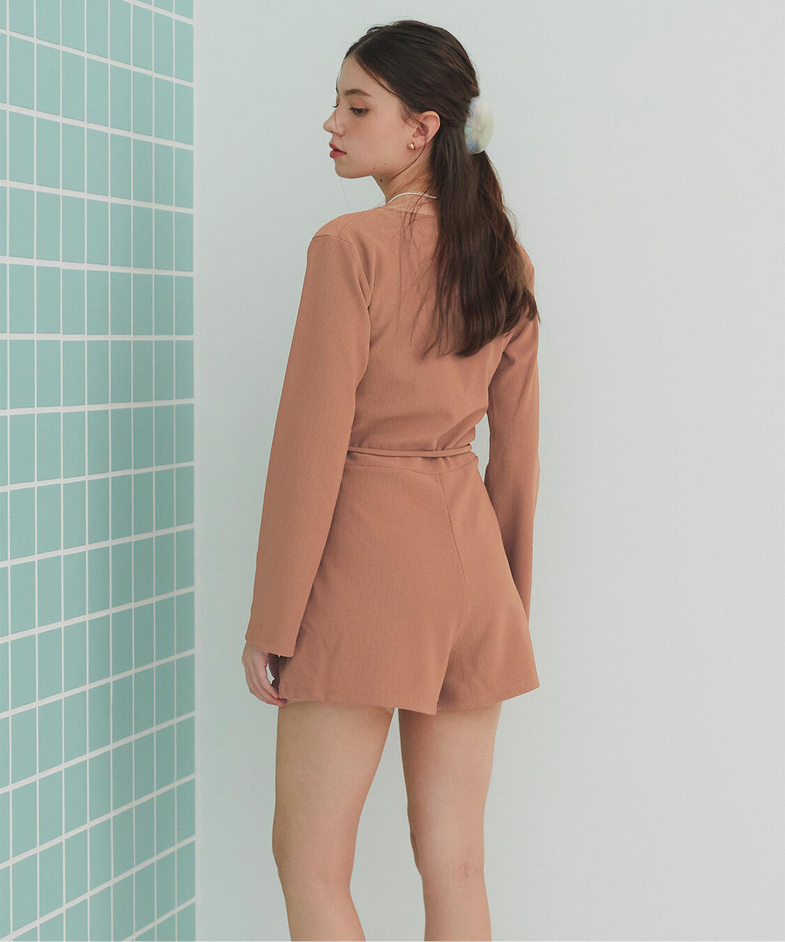 SEA DRESS「カシュクールオールインワン」|コンビネゾン|