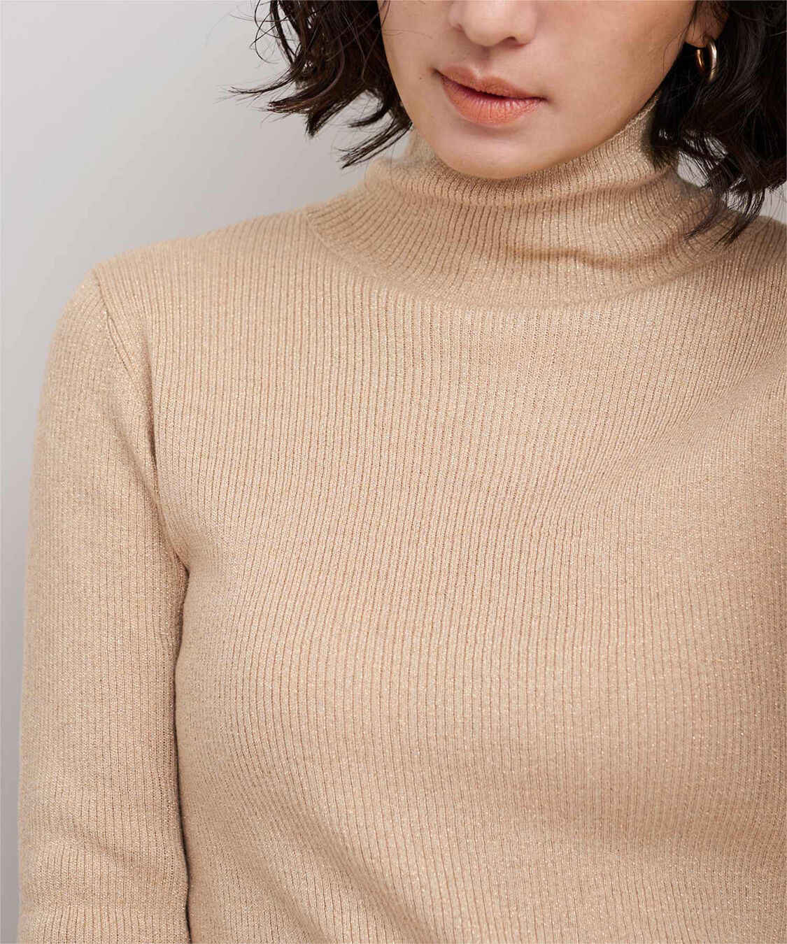 ur's「ウールブレンドハイネックリブニット」|ニット・セーター|