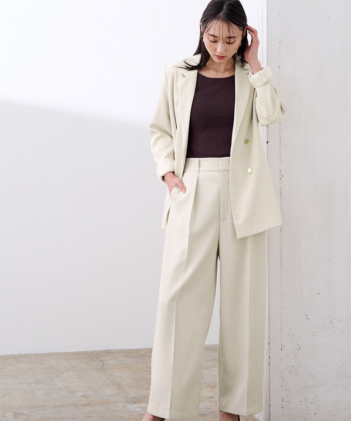 ur's「テーラードダブルブレストジャケット」|テーラードジャケット|