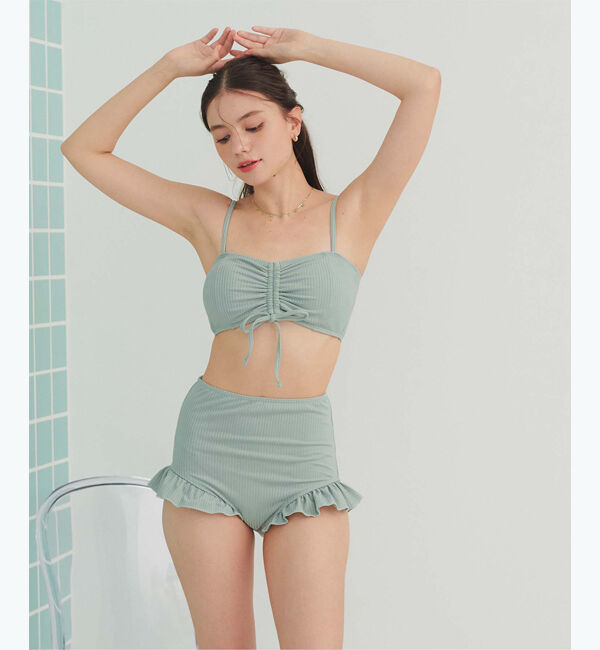 SEA DRESS「シアートップス付ビキニ/セット水着」|ビキニ|