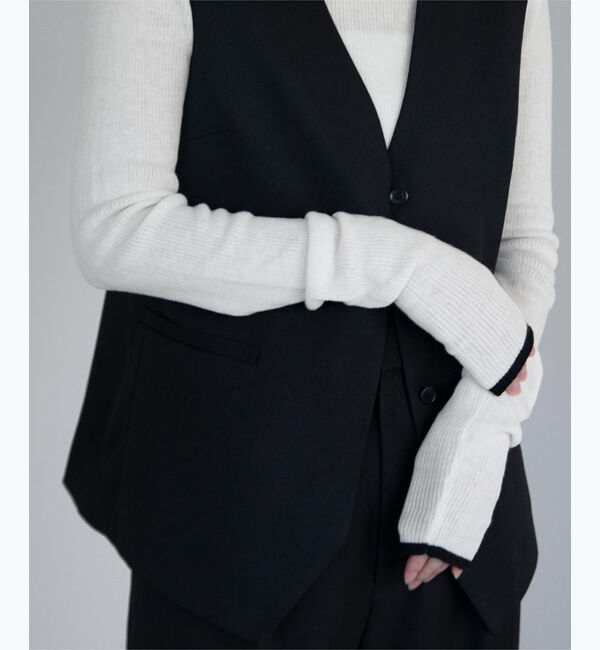 ur's「ウールブレンドロングスリーブハイネックリブニット」|ニット・セーター|