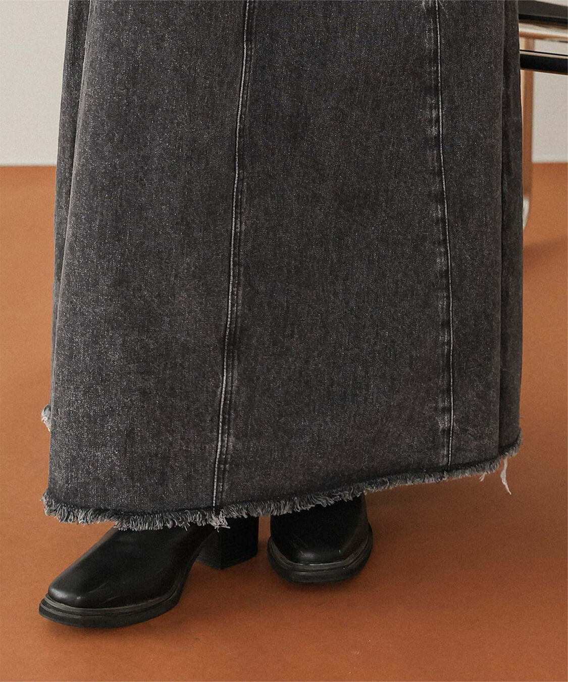 titivate「ハイウエストボリュームフレアデニムスカート」|スカート|