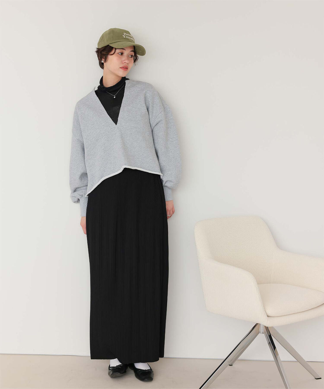 titivate「着心地抜群シアーハイネックトップス」|Tシャツ・カットソー|