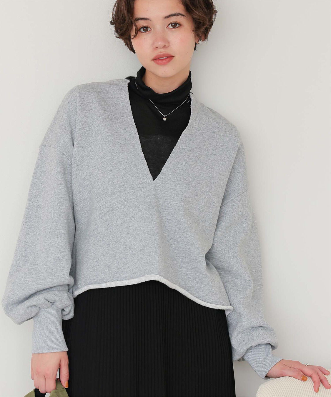 titivate「着心地抜群シアーハイネックトップス」|Tシャツ・カットソー|