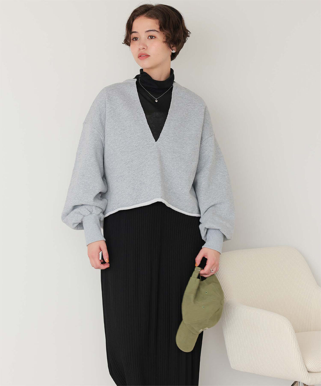 titivate「着心地抜群シアーハイネックトップス」|Tシャツ・カットソー|