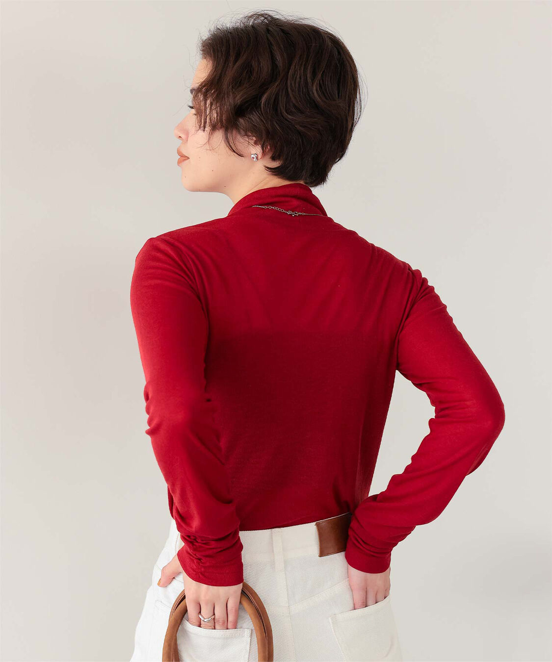 titivate「着心地抜群シアーハイネックトップス」|Tシャツ・カットソー|