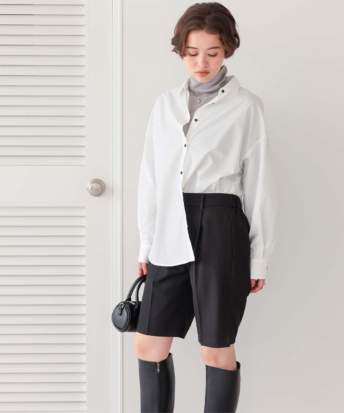 titivate「着心地抜群シアーハイネックトップス」|Tシャツ・カットソー|