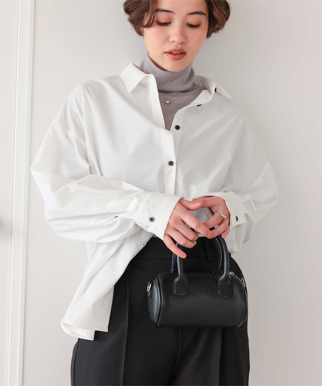 titivate「着心地抜群シアーハイネックトップス」|Tシャツ・カットソー|