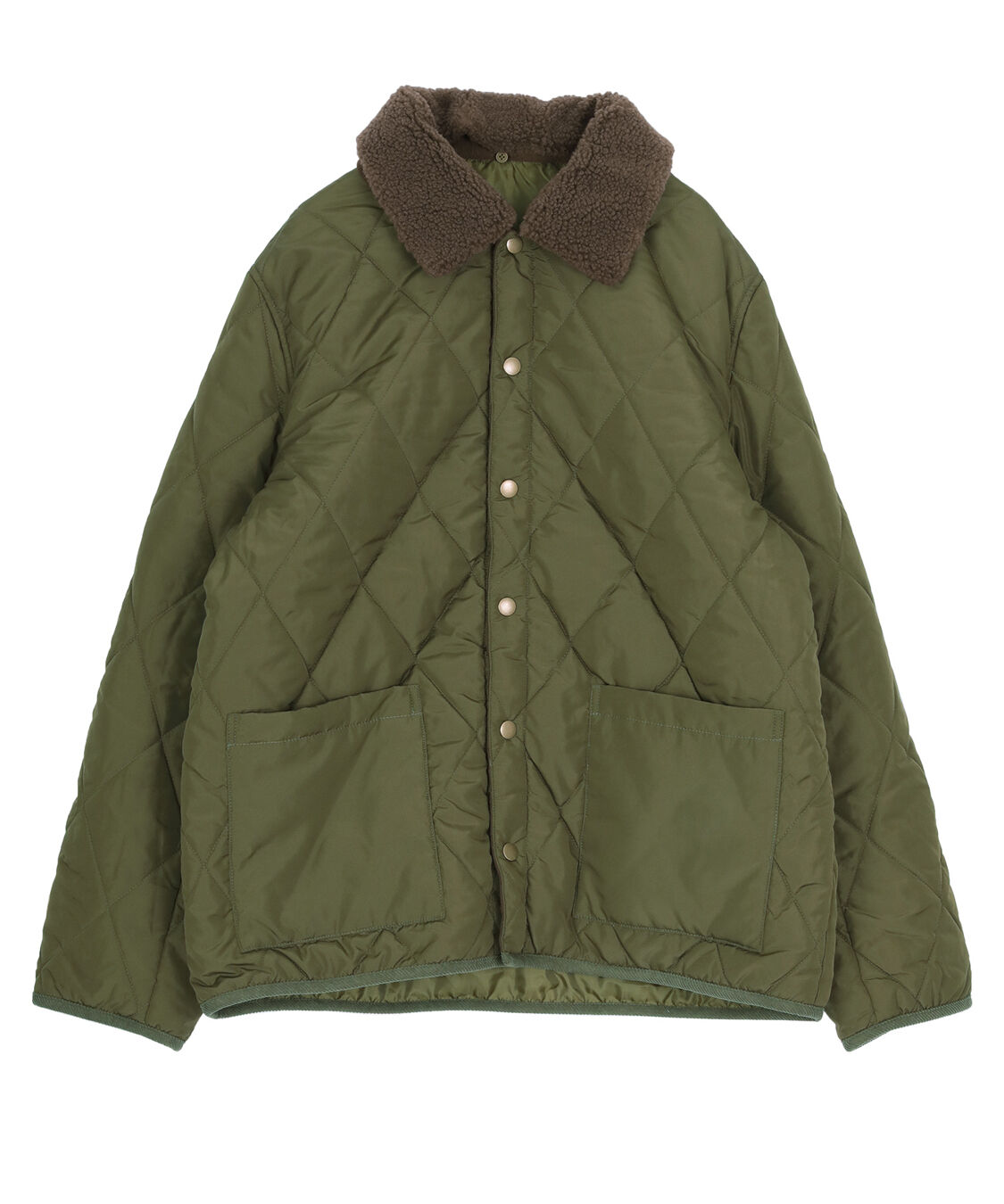 titivate「配色襟付きキルティングジャケット」|その他|