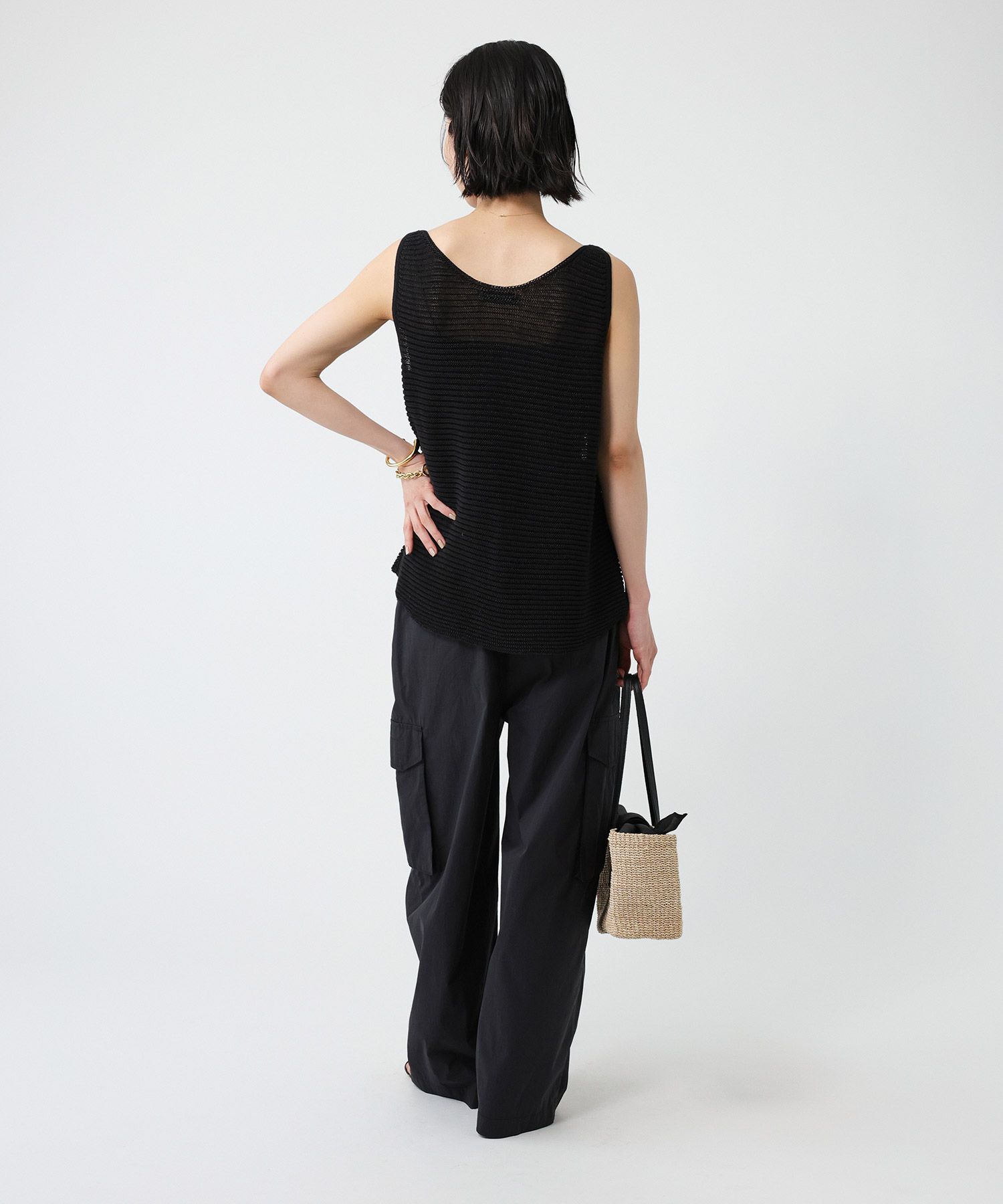 BABYLONE「コットンナイロンカーゴパンツ」|カーゴ|