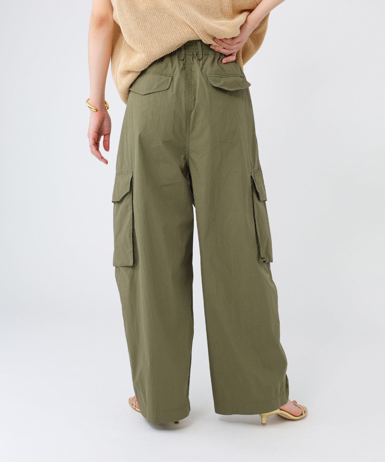 BABYLONE「コットンナイロンカーゴパンツ」|カーゴ|