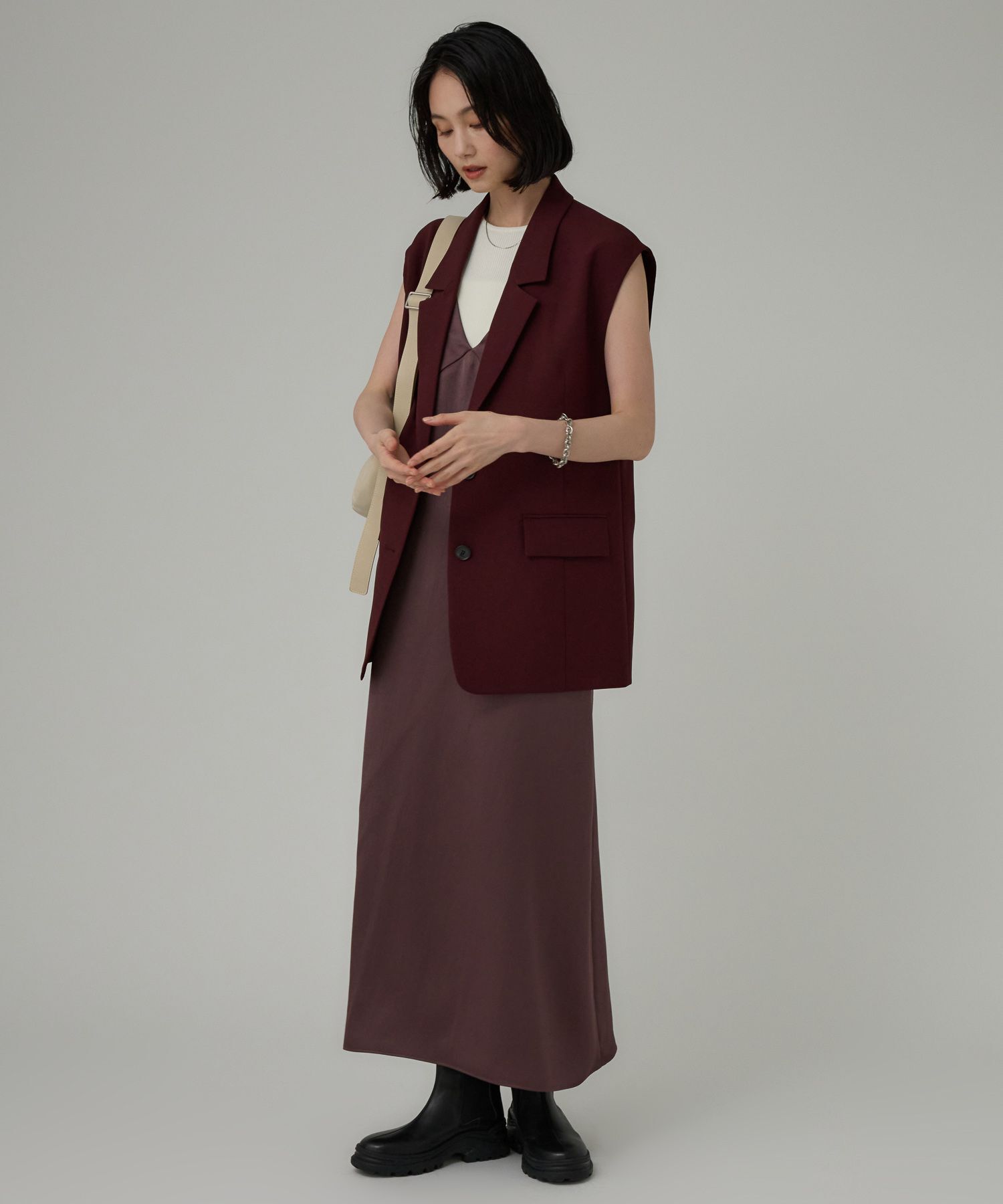 BABYLONE「テーラーカラージレ」|ベスト・ジレ|