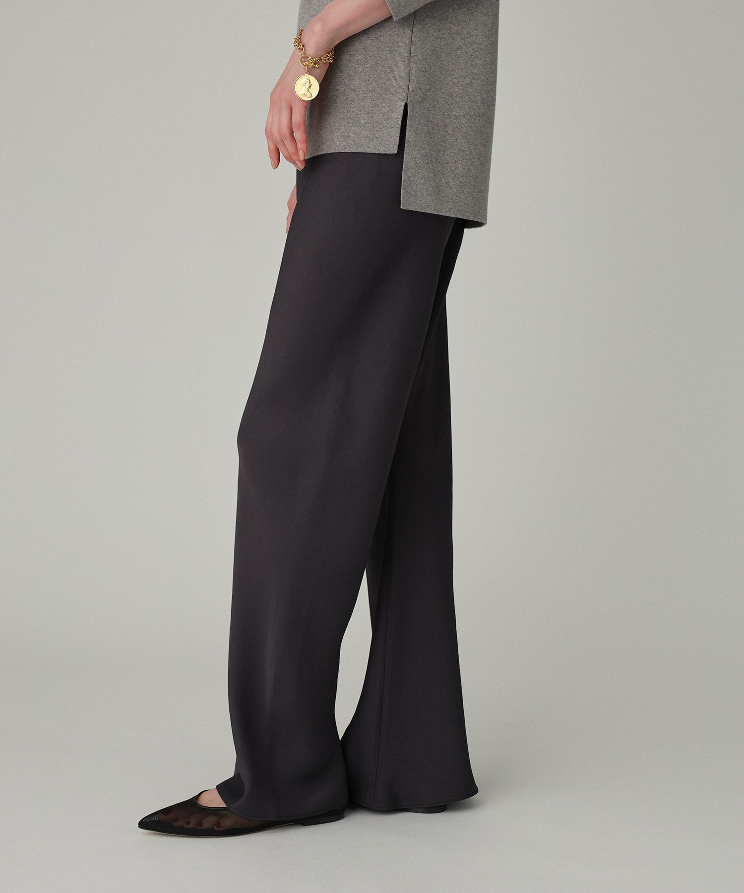 BABYLONE「アセテートバイヤスパンツ」|その他|