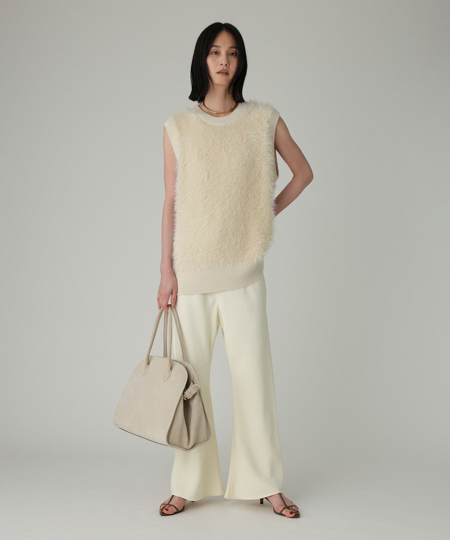 BABYLONE「アセテートバイヤスパンツ」|その他|