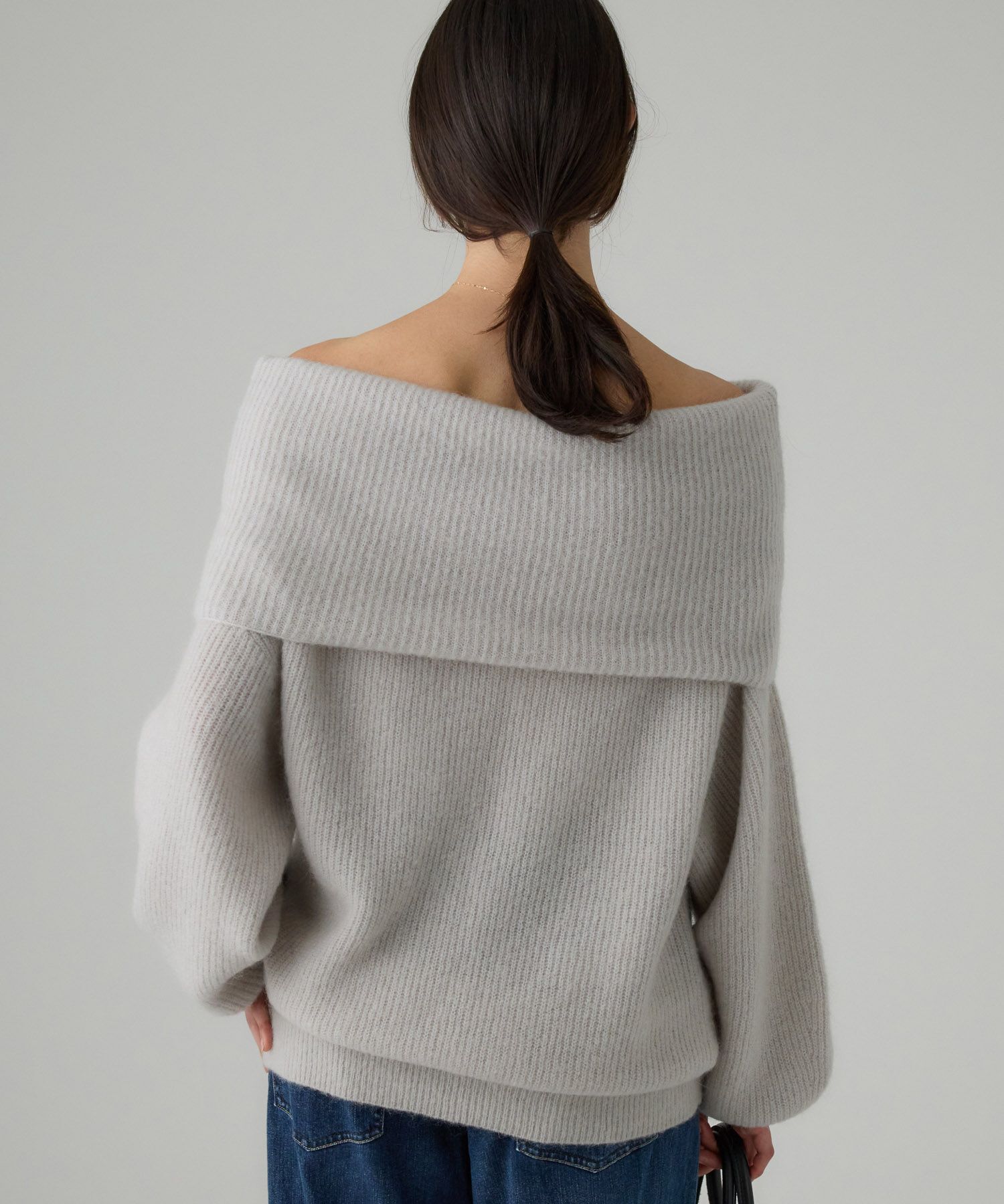 BABYLONE「オフショルニットプルオーバー」|ニット・セーター|